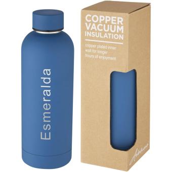 Spring 500 ml Kupfer-Vakuum Isolierflasche Blau