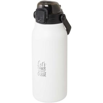 Giganto 1600 ml RCS-zertifizierte Kupfer-Vakuum Isolierflasche aus recyceltem Edelstahl Weiß