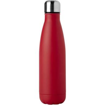 Cove 500 ml RCS certified recycled stainless steel vacuum insulated bottle Red