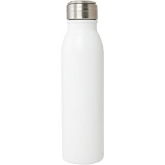 Harper 700 ml RCS-zertifizierte Sportflasche aus Edelstahl mit Metallschlaufe Weiß