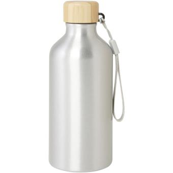 Malpeza 500 ml RCS-zertifizierte Wasserflasche aus recyceltem Aluminium Silber