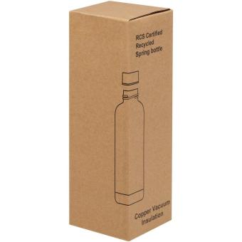 Spring 500 ml RCS-zertifizierte Kupfer-Vakuum Isolierflasche aus recyceltem Edelstahl Weiß