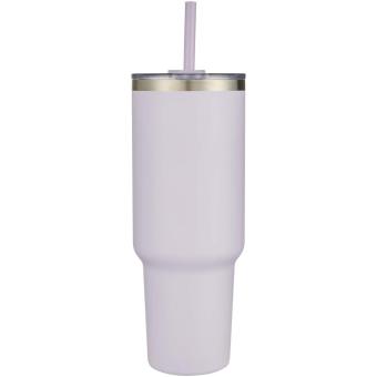 Sydney 1200 ml double wall RCS certified copper vacuum insulated tumbler with straw Lilac