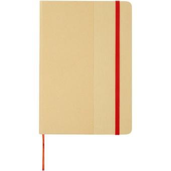 Nelida A5 Hardcover Notizbuch aus recyceltem Karton Rot