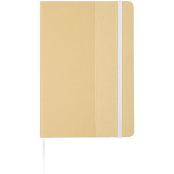 Nelida A5 recycled cardboard hard cover notebook White