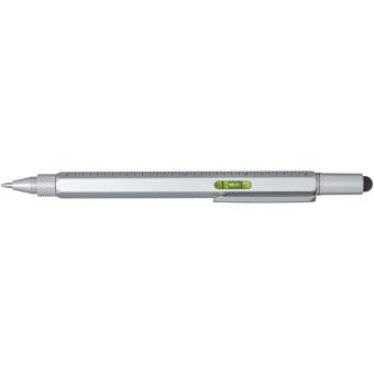 Dora recycled aluminium multifunctional pen Silver