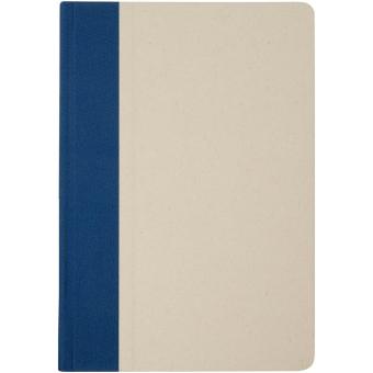 Liliana A5 sugar cane plastic hard cover notebook Blue