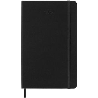 Moleskine hard cover 12 month L weekly planner vertical Black