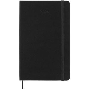 Moleskine horizontal hard cover 12 month L weekly planner Black