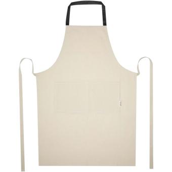 Nia 200 g/m² recycled cotton apron Black