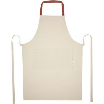 Nia 200 g/m² recycled cotton apron Brick