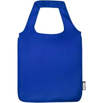 Ash RPET large foldable tote bag 14L Dark blue