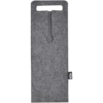 Felta 75 cl GRS recycled felt wine bag Gray