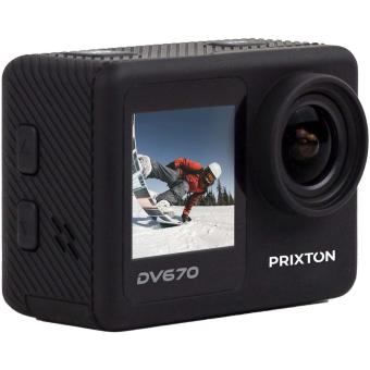 Prixton DV670 4K dual screen action camera Black