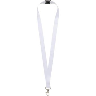 Addie Sublimation Lanyard, schwarz/weiss Schwarz/weiss | 10mm