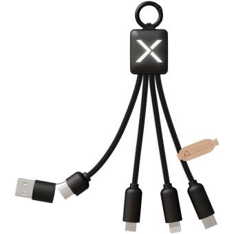 SCX.design C13 15W 5-in-1 Ladekabel Schwarz