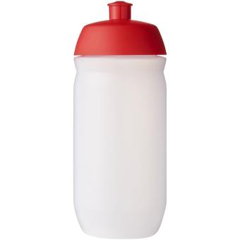 HydroFlex™ Clear 500 ml squeezy sport bottle Red