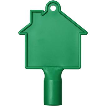 Maximilian house-shaped utility key Green