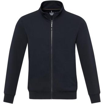 Galena unisex Aware™ recycled full zip sweater, navy Navy | XS