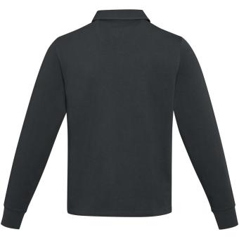 Clyde Rugby Polo Sweatshirt Unisex, schwarz Schwarz | XS