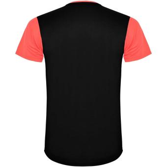 Detroit short sleeve kids sports t-shirt, fluor coral, black Fluor coral, black | 4