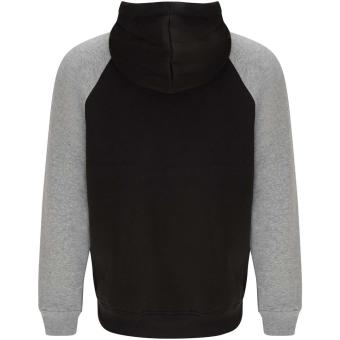 Badet unisex two-tone hoodie, black/gray Black/gray | XS