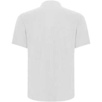 Centauro Premium short sleeve unisex polo, white White | L