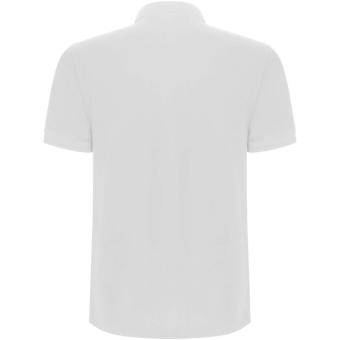 Pegaso Premium short sleeve men's polo, white White | L