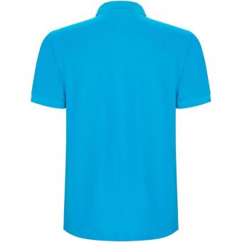 Pegaso Premium short sleeve men's polo, turqoise Turqoise | L