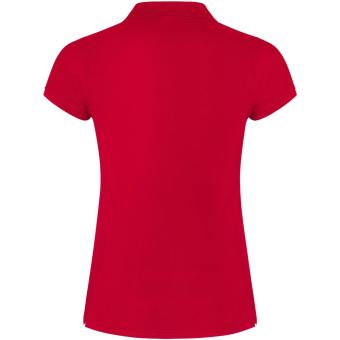 Star short sleeve women's polo, red Red | 3XL