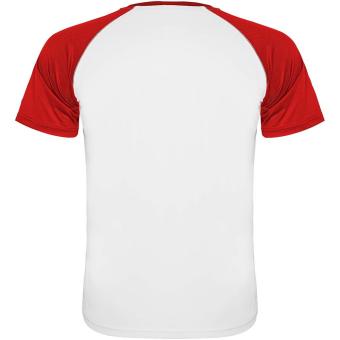 Indianapolis T-Shirt Unisex aus recyceltem Material, weiß/rot Weiß/rot | L