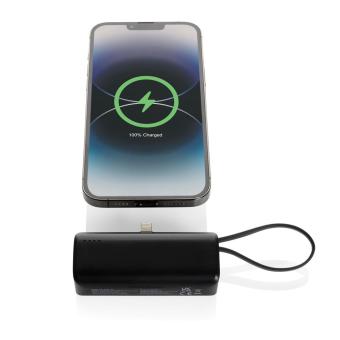 XD Collection Powerlink RCS rplastic 3000 mAh powerbank iOS connector Black