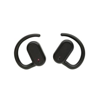 XD Collection Fitsound RCS recycled plastic open ear TWS earbuds Black