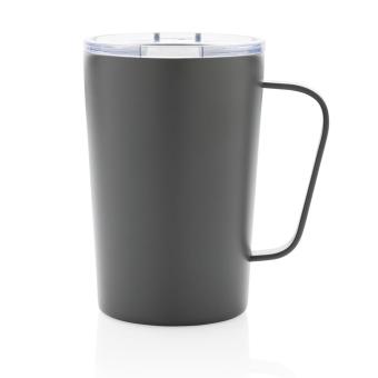 XD Collection RCS Recycled stainless steel modern vacuum mug with lid Convoy grey