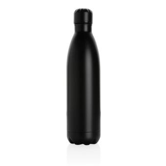 XD Collection Solid colour vacuum stainless steel bottle 750ml Black