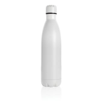 XD Collection Solid colour vacuum stainless steel bottle 750ml White