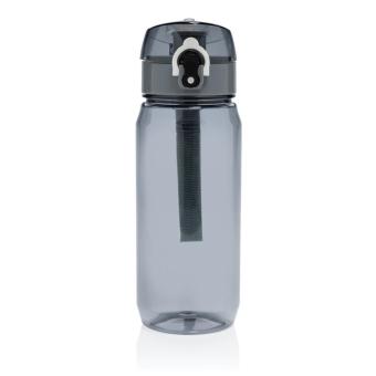 XD Collection Yide RCS Recycled PET leakproof lockable waterbottle 600ml Black