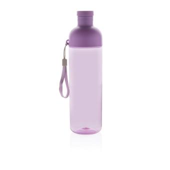 XD Collection Impact RCS recycled PET leakproof water bottle 600ml Lila