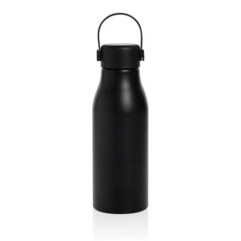 XD Collection Pluto Flasche aus RCS-zertifiziert recyceltem Alu 680ml Schwarz