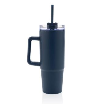 XD Collection Tana Becher aus RCS recyceltem Kunststoff mit Griff 900ml Navy