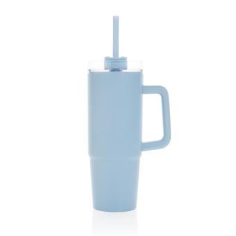 XD Collection Tana Becher aus RCS recyceltem Kunststoff mit Griff 900ml Hellblau