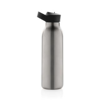 Avira Ara RCS Re-Steel Fliptop Wasserflasche 500ml Silber