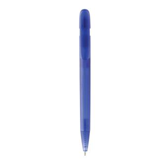 XD Collection Devin transparenter Stift aus GRS zertifiziertem rABS Blau