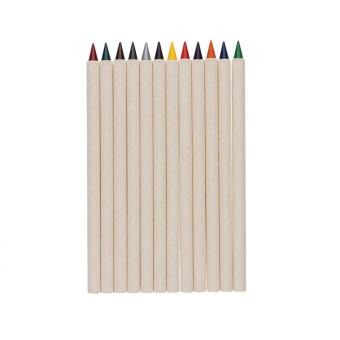 XD Collection Micki GRS infinity 12pc coloring pencil set White