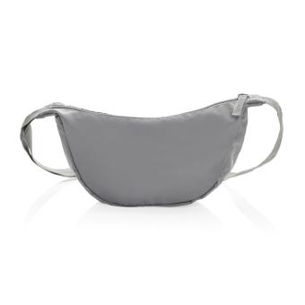 XD Collection Crescent AWARE™ RPET half moon sling bag Silver grey