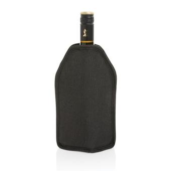 XD Collection Vino AWARE™ rPET Weinkühler-Sleeve Schwarz