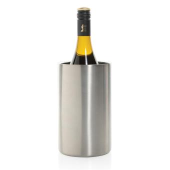 XD Collection Vino RCS certified recycled stainless steel wine bucket Silver