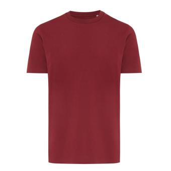 Iqoniq Brett recycled cotton t-shirt, Burgundy red Burgundy red | XXS