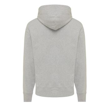 Iqoniq Yoho Relax-Hoodie aus recycelter Baumwolle, Grau meliert Grau meliert | XXS