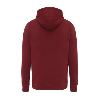 Iqoniq Rila lightweight recycled cotton hoodie, Burgundy red Burgundy red | XXS